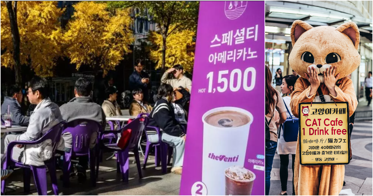 Las sospechas tras las miles de cafeterías que existen en Corea del Sur