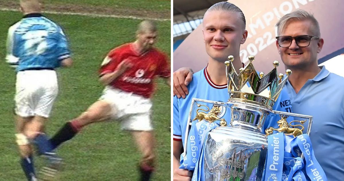 La carrera del padre de Erling Haaland llegó a su fin por una terrible patada de Roy Keane.