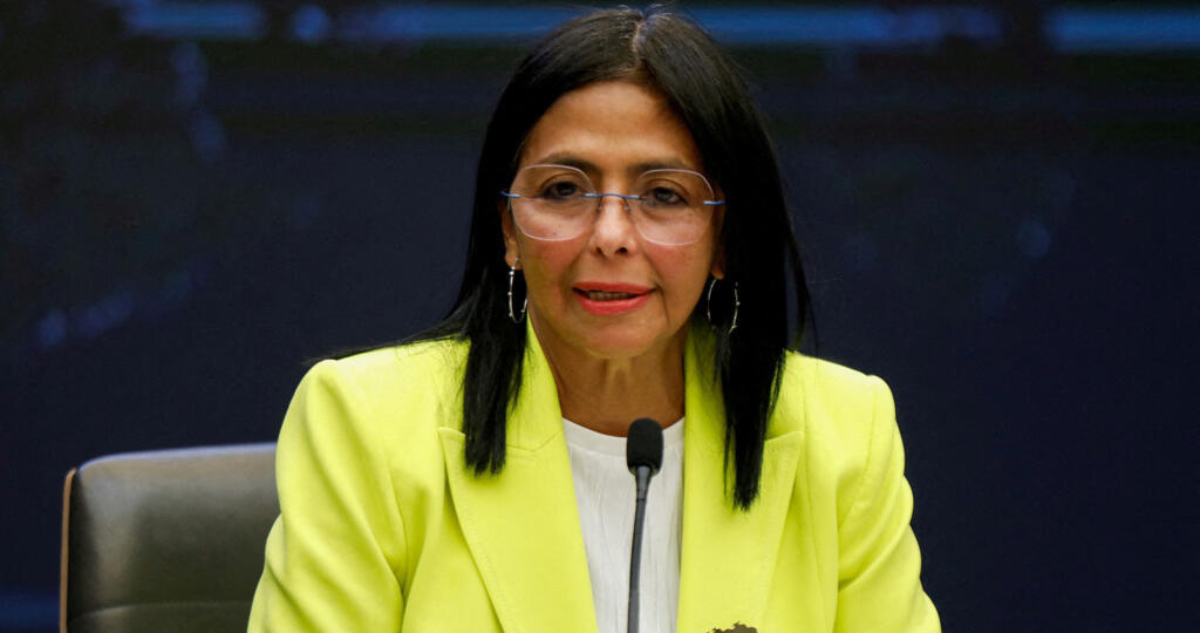 Venezuela anuncia más de 100 excarcelaciones (En foto la mandataria Delcy Rodríguez)
