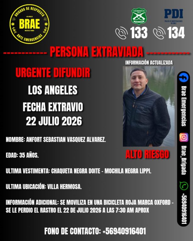 Hombre desaparecido en Los Ángeles