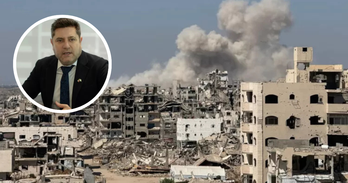 Embajador de Israel. Foto de archivo de Gaza.