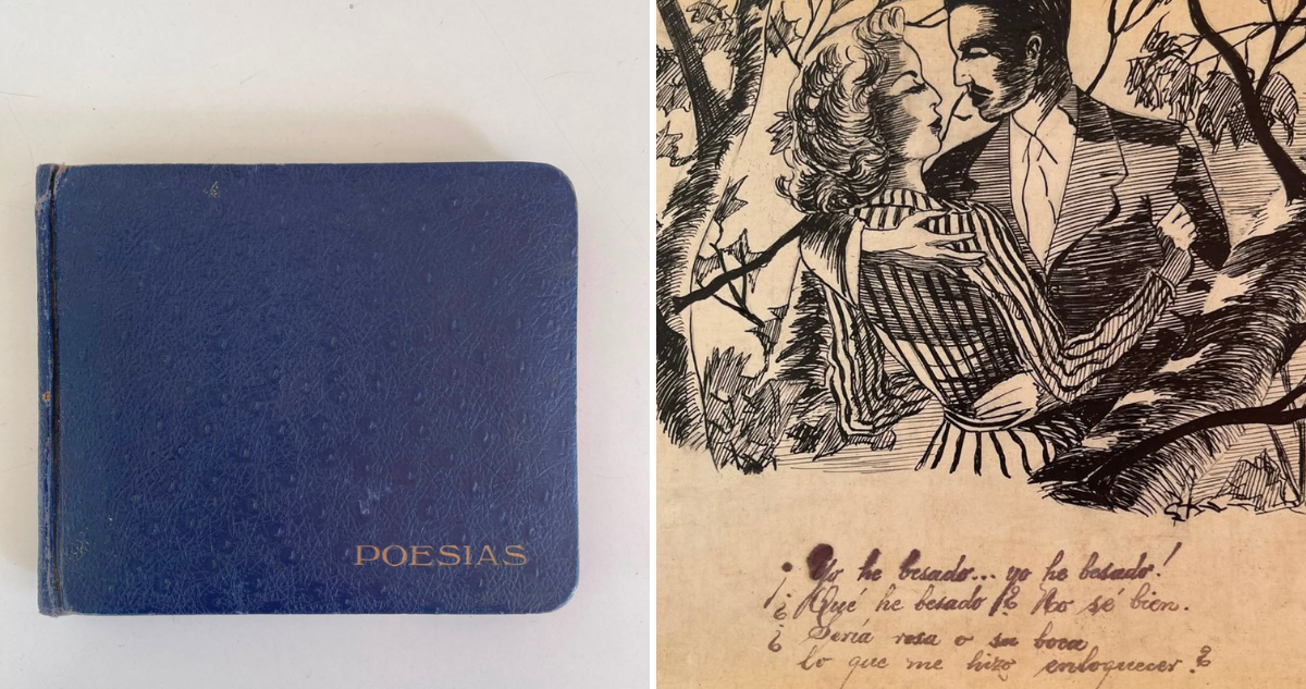 El misterio del cuaderno de poemas de 1939 que apareció en una feria de Peñalolén