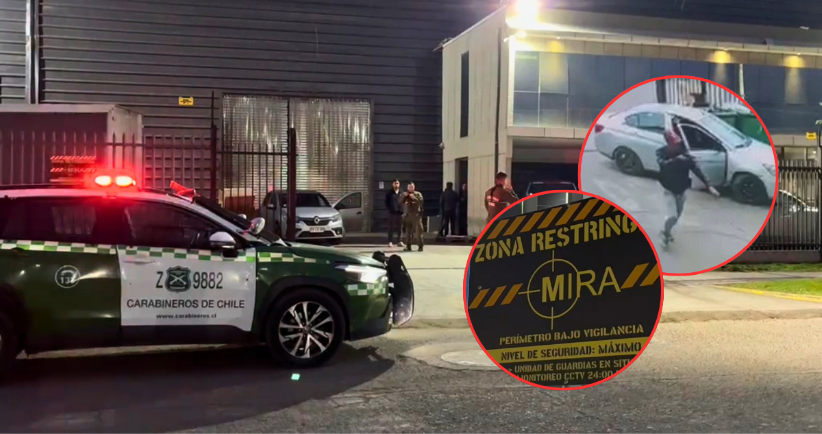 Investigan ataque armado contra trabajador de empresa en San Bernardo que siguió a auto sospechoso