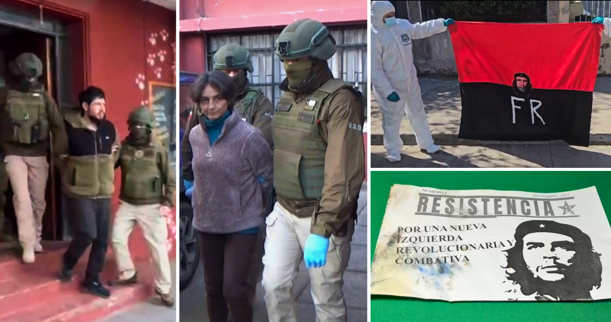 VIDEOS | Así cayó célula anarquista del MIR y MJL que amenazó con bombas de ruido a Fernando Villegas