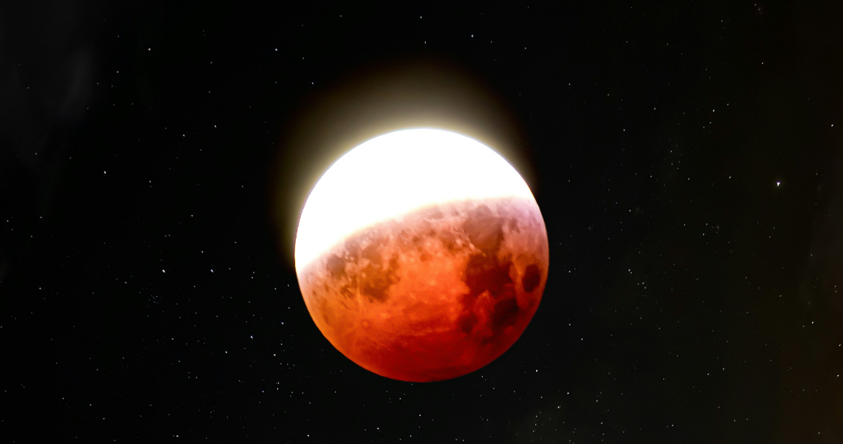 Foto de un eclipse lunar para ilustrar el evento de este jueves en Chile