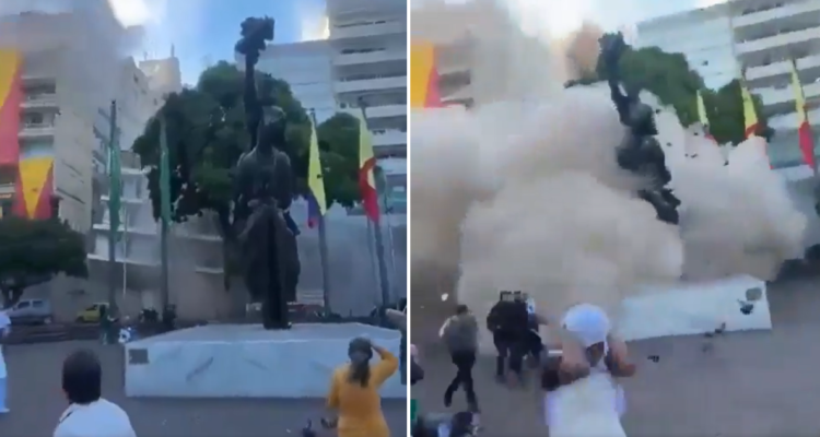 Video de colapso de edificio en Pereira