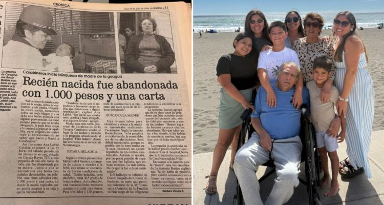El presente de niña abandonada junto a una carta y $1.000 en Santiago: reveló su historia en TikTok