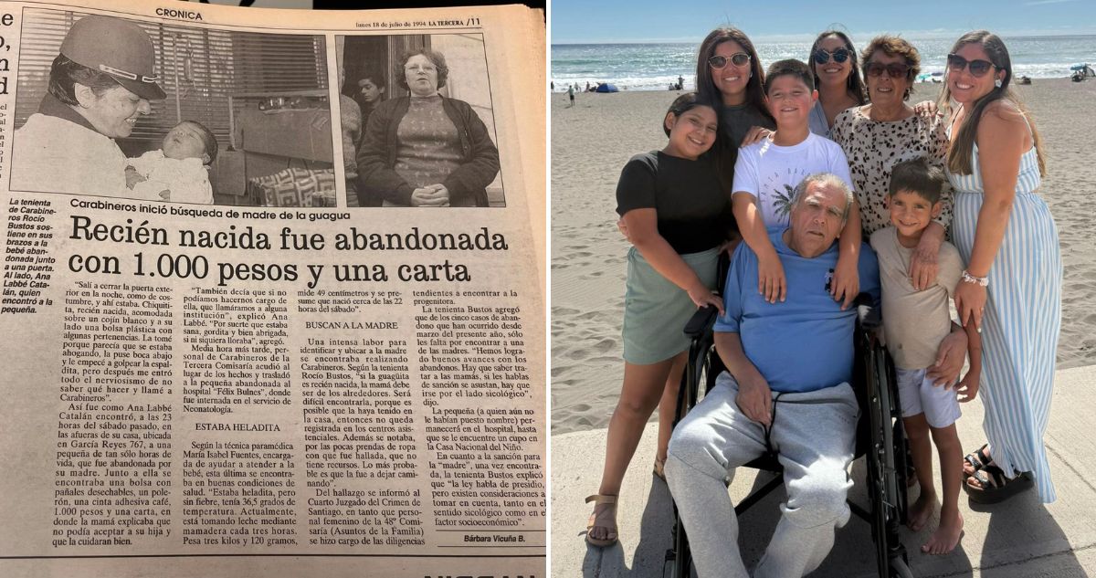 El presente de niña abandonada junto a una carta y $1.000 en Santiago: reveló su historia en TikTok