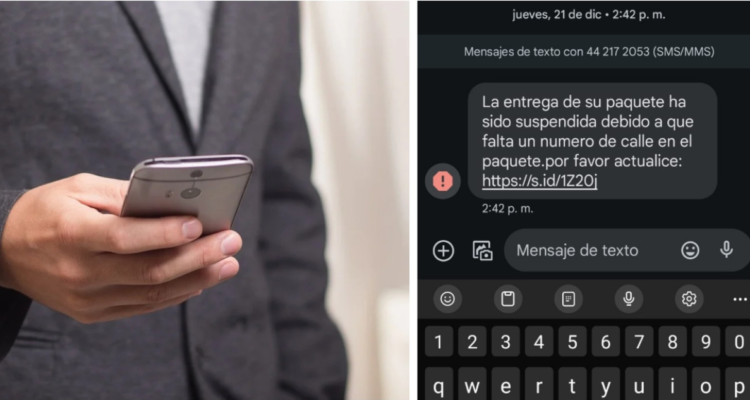 Si te llega uno de estos mensajes, no abras el enlace: la masiva estafa por SMS que engaña a chilenos