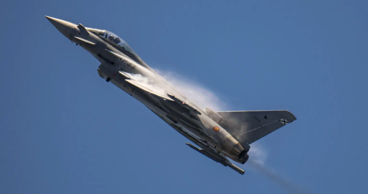 Imagen de archivo de un Eurofighter Typhoon
