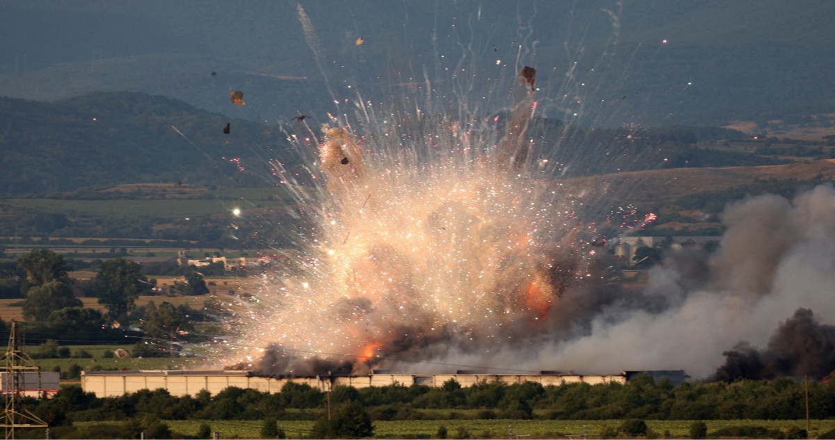 Exploción pirotecnia (imagen referencial)