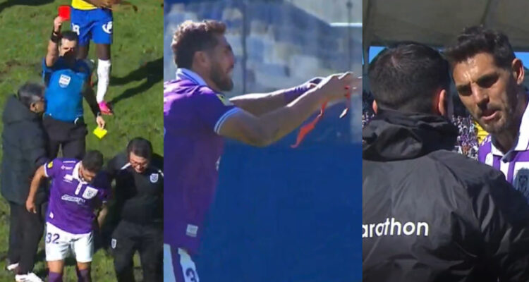 expulsión a Joaquín Larrivey vs Concepción