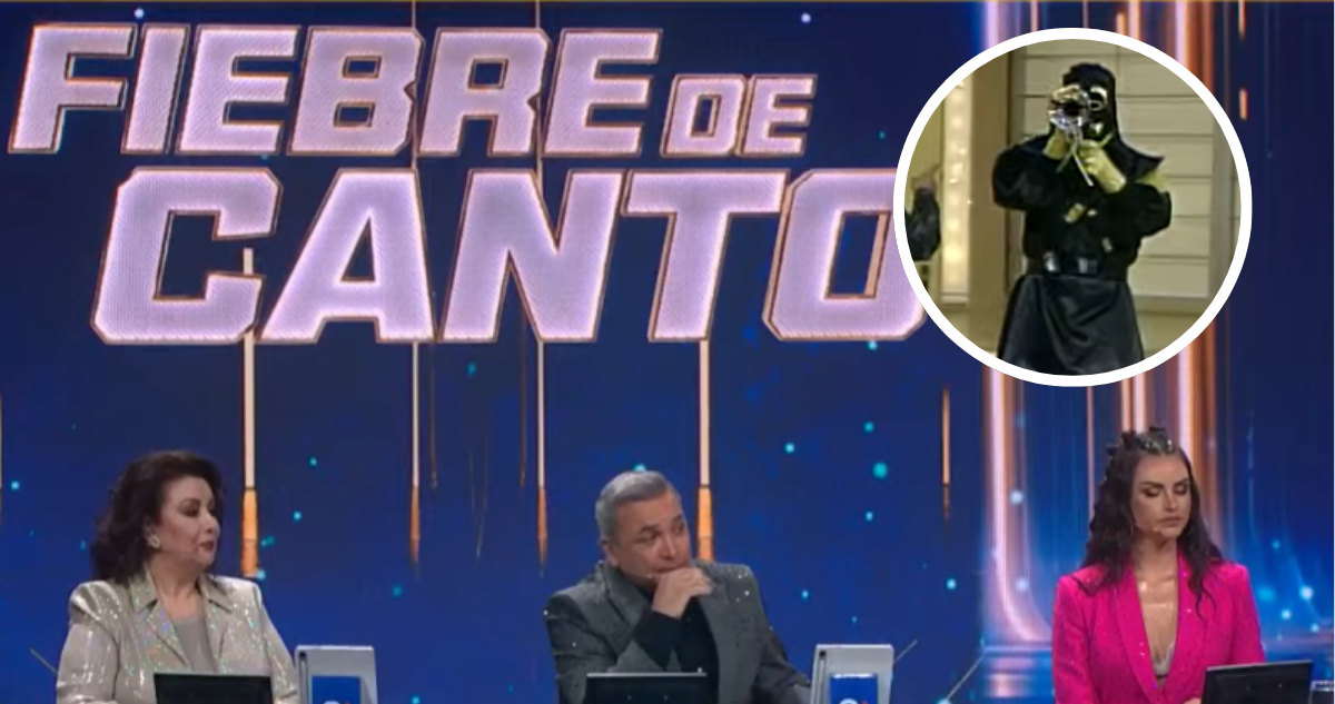 Portada de Fiebre de Canto y en miniatura el chacal de la trompeta.
