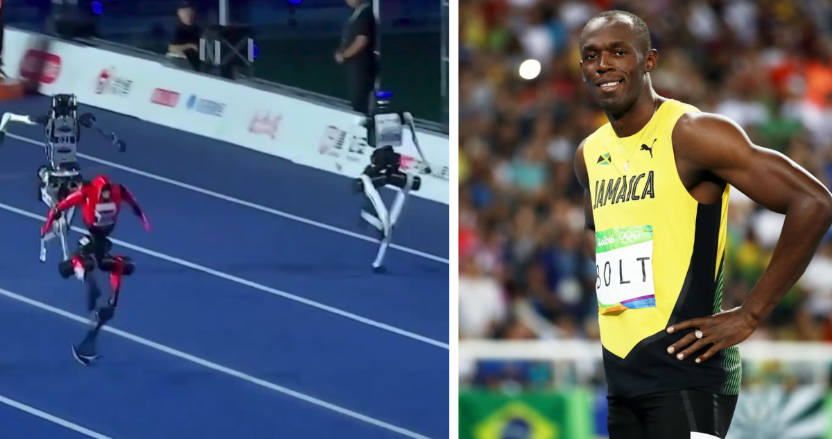 ¡Cayó la marca de Usain Bolt! Corren los 100 metros en 9,39 segundos… pero fue un robot