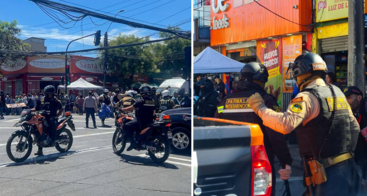 Inspectores municipales de Viña del Mar son atacados con cloro en procedimiento contra comercio ilegal