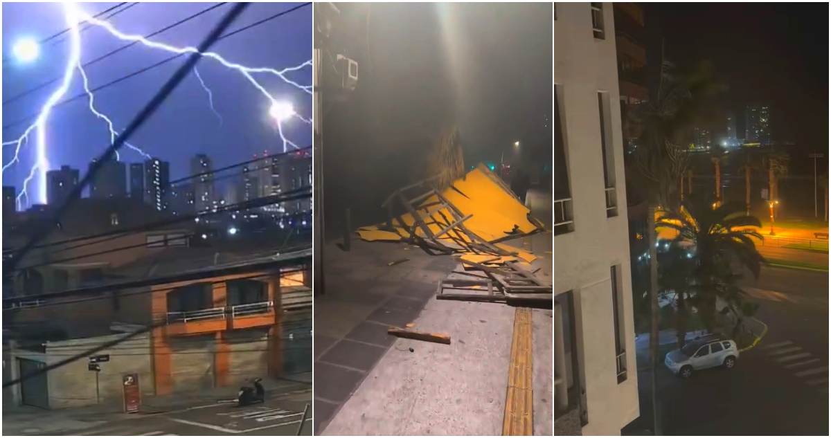 Fuerte viento y cortes de luz dejan sin clases a Iquique, Alto Hospicio y litoral costero de Tarapacá