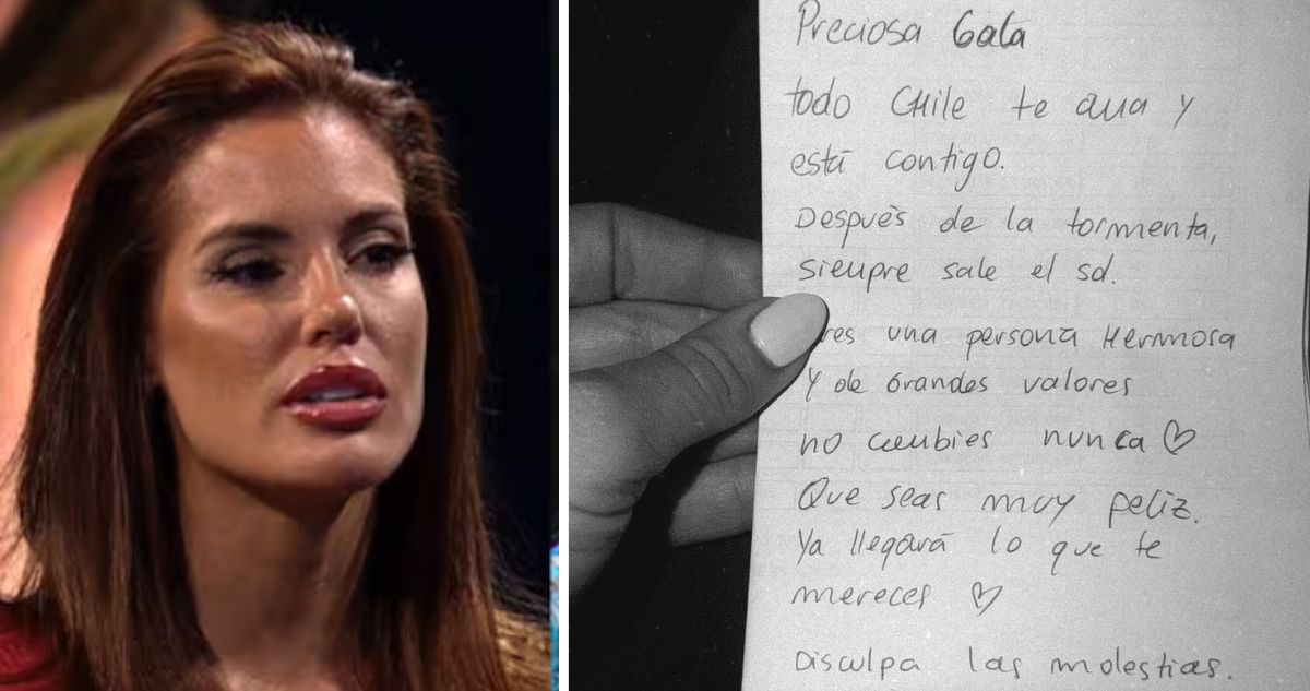 Gala muestra carta de apoyo por infidelidad de Luis Jiménez con Coté López