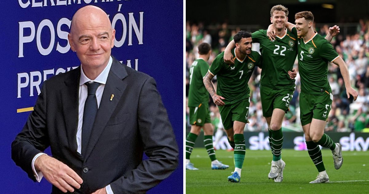 Irlanda retiró su apoyo a Gianni Infantino como presidente de la FIFA.