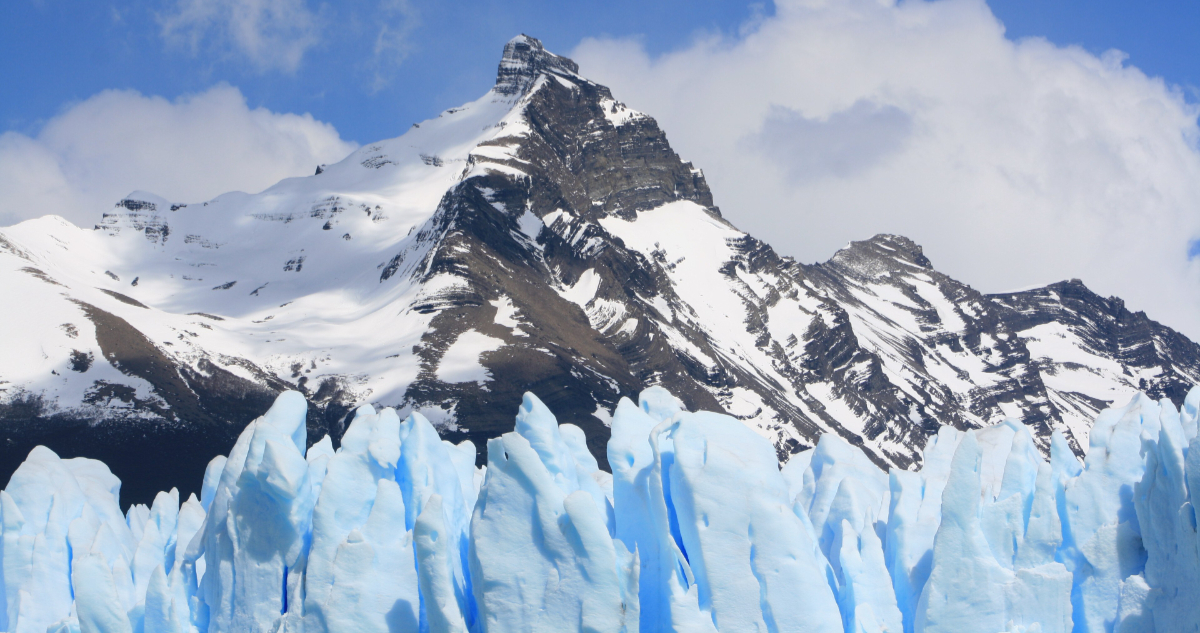 Foto de un glaciar en Chile