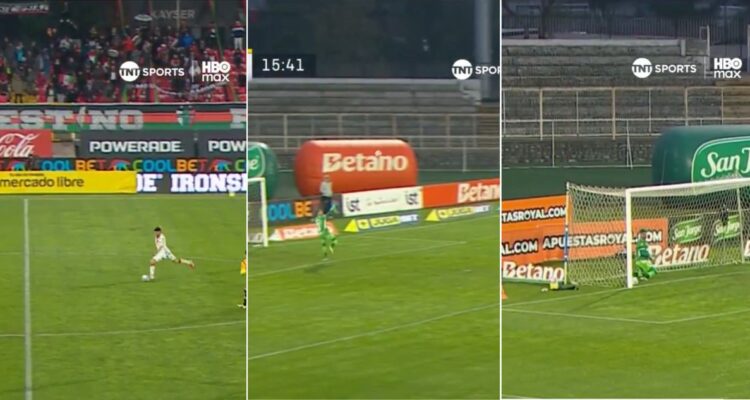 Eggel y un golazo de antes de la mitad de cancha para Palestino ante Coquimbo