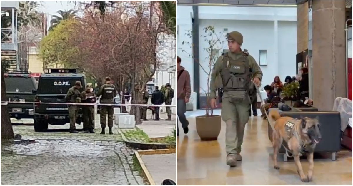 GOPE de Carabineros revisa las instalaciones de la Usach y la UDP tras amenazas de “Amermelao”