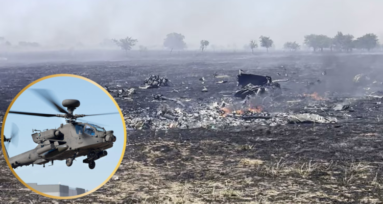 Helicóptero se estrella en EEUU