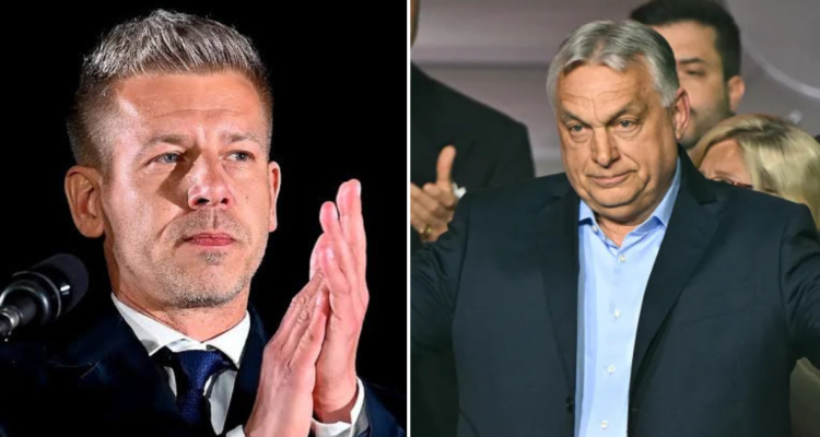 Péter Magyar y Viktor Orbán