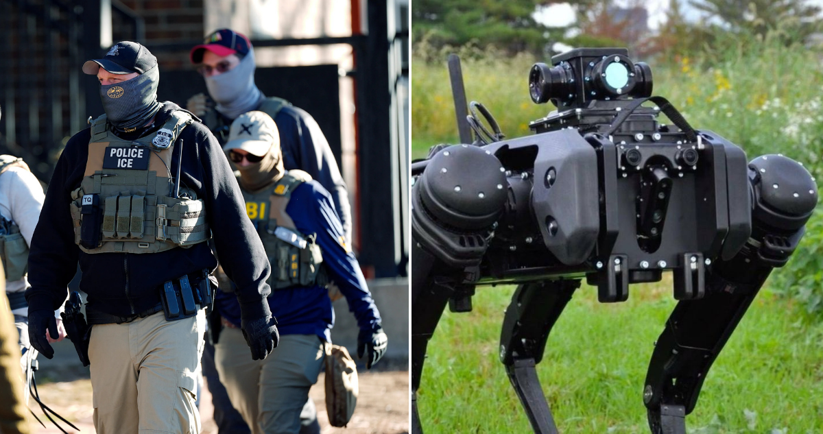 ICE implementaría perros robots en EEUU