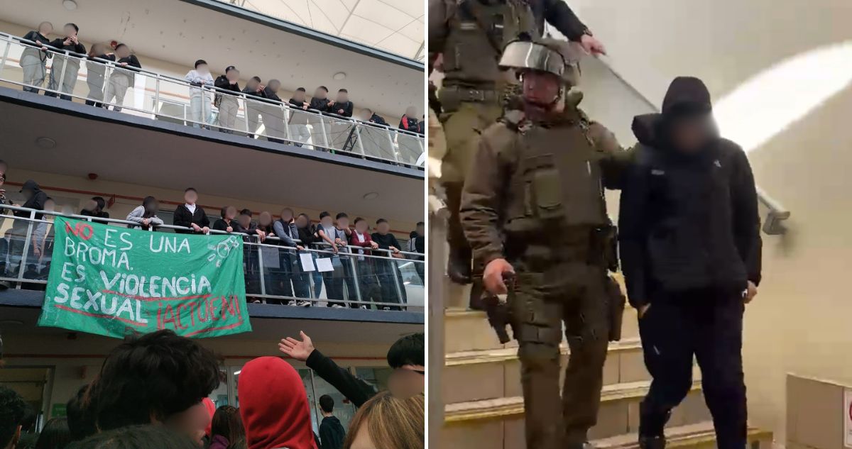 Incidentes en Puente Alto: intentan linchar a escolares acusados de editar fotos de compañeras con IA