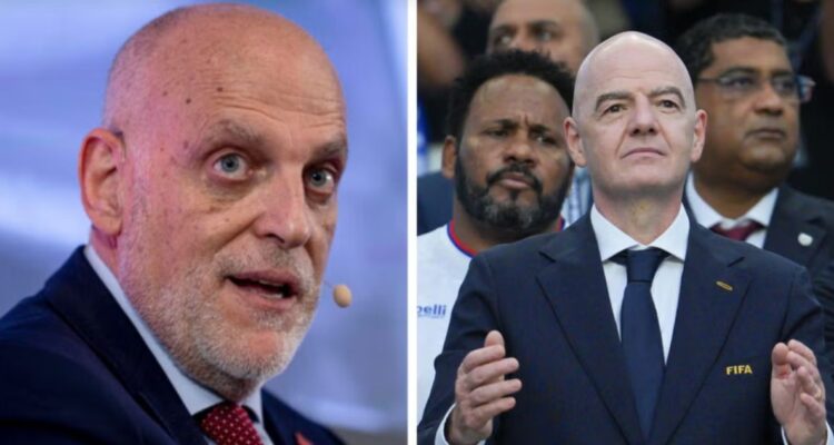 Javier Tebas, presidente de La Liga, no quiere más a Infantino al frente de FIFA