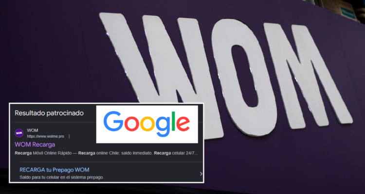 Buscó pagar su cuenta de WOM en Google y terminó en un sitio fraudulento promocionado: “wolme”