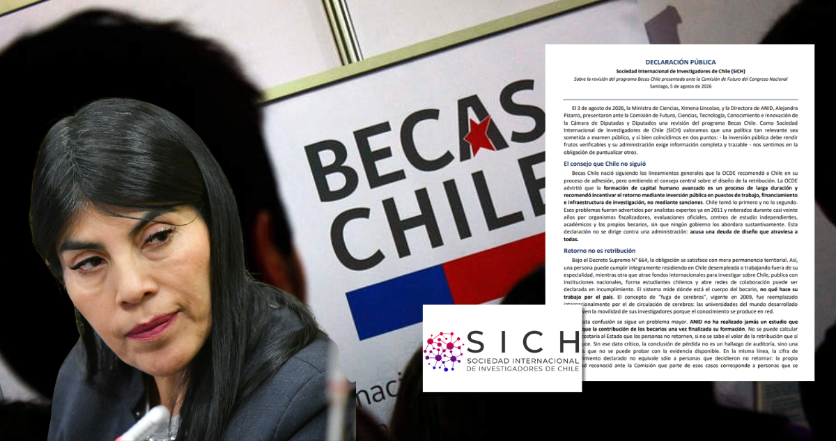 SICH Investigadores afirman que el problema de Becas Chile es que muchos vuelven y no encuentran trabajo