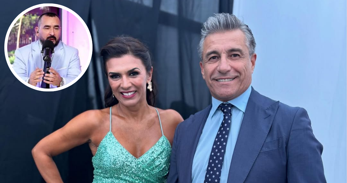 Ivette Vergara y Fernando Solabarrieta y su abogado