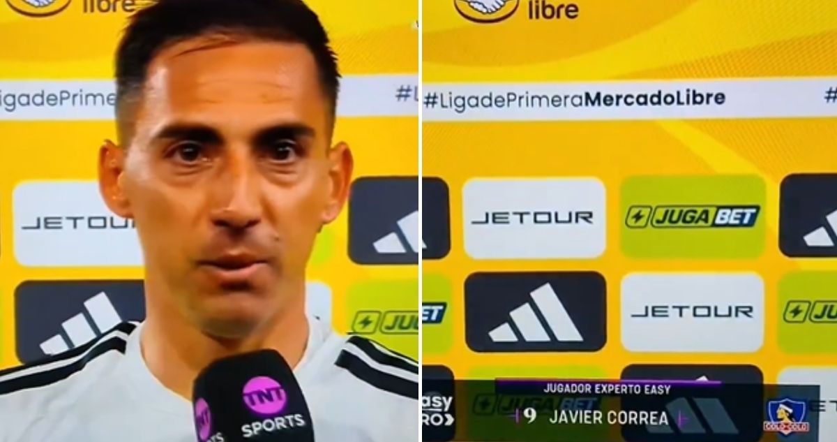 Javier Correa y su insólita entrevista con TNT Sports tras goleada al Audax Italiano