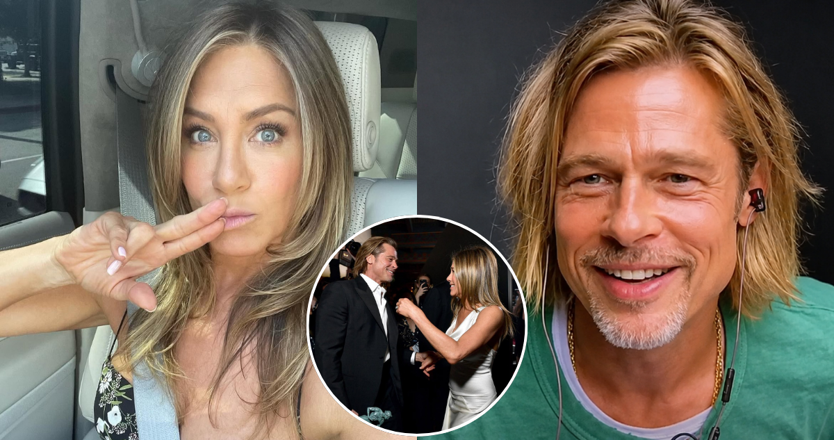 la amistad de Jennifer Aniston y Brad Pitt
