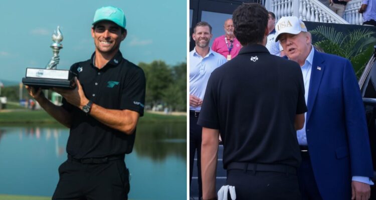 Joaquín Niemann fue felicitado por Donald Trump tras ganar LIV Golf de Nueva York.