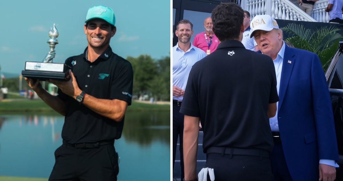 Joaquín Niemann fue felicitado por Donald Trump tras ganar LIV Golf de Nueva York.