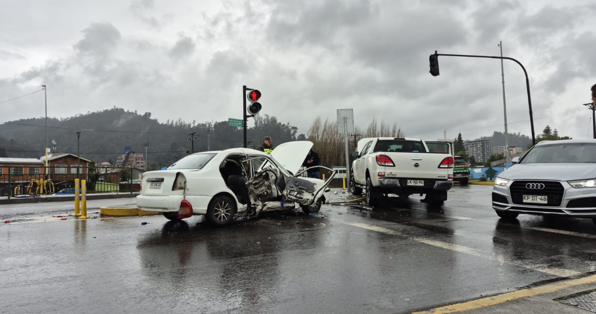 Joven muere en colisión en Concepción