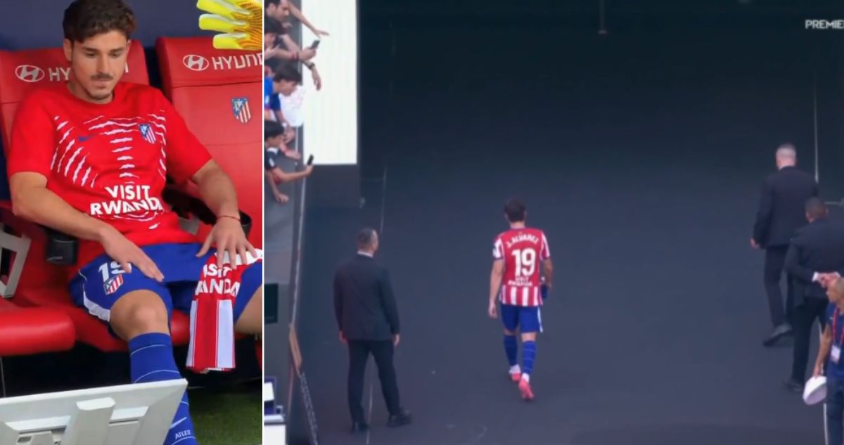 Julián Álvarez y un incómodo (y triste) momento en Atlético Madrid: abucheado por sus propios hinchas
