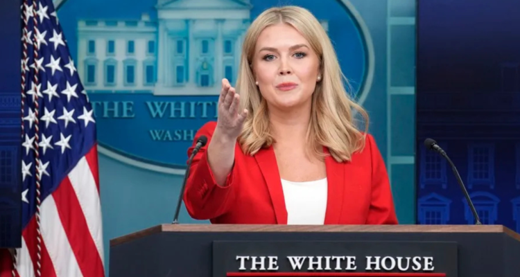 La portavoz de la Casa Blanca, Karoline Leavitt