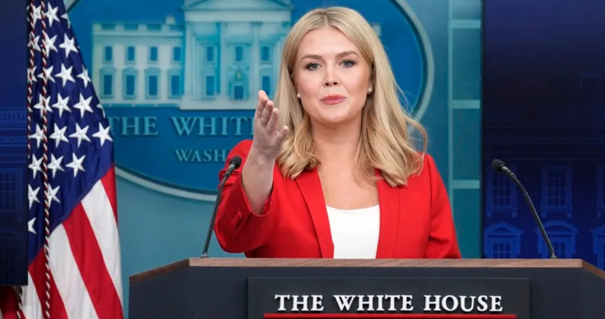 La portavoz de la Casa Blanca, Karoline Leavitt