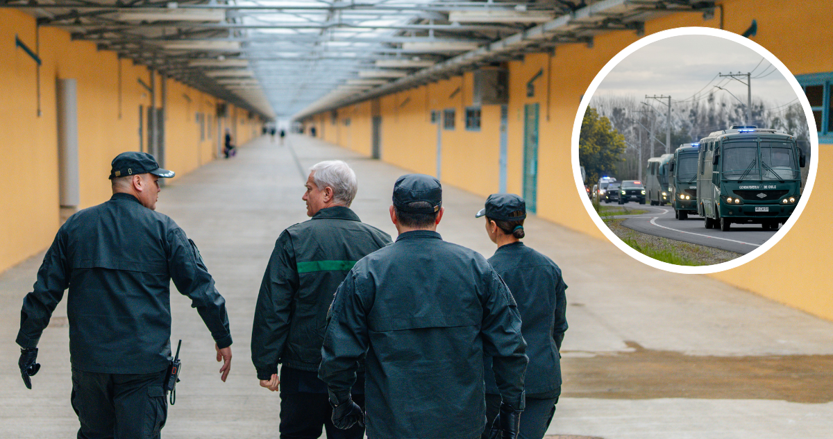 Presidente Kast monitorea traslado de reos a cárcel La Laguna.