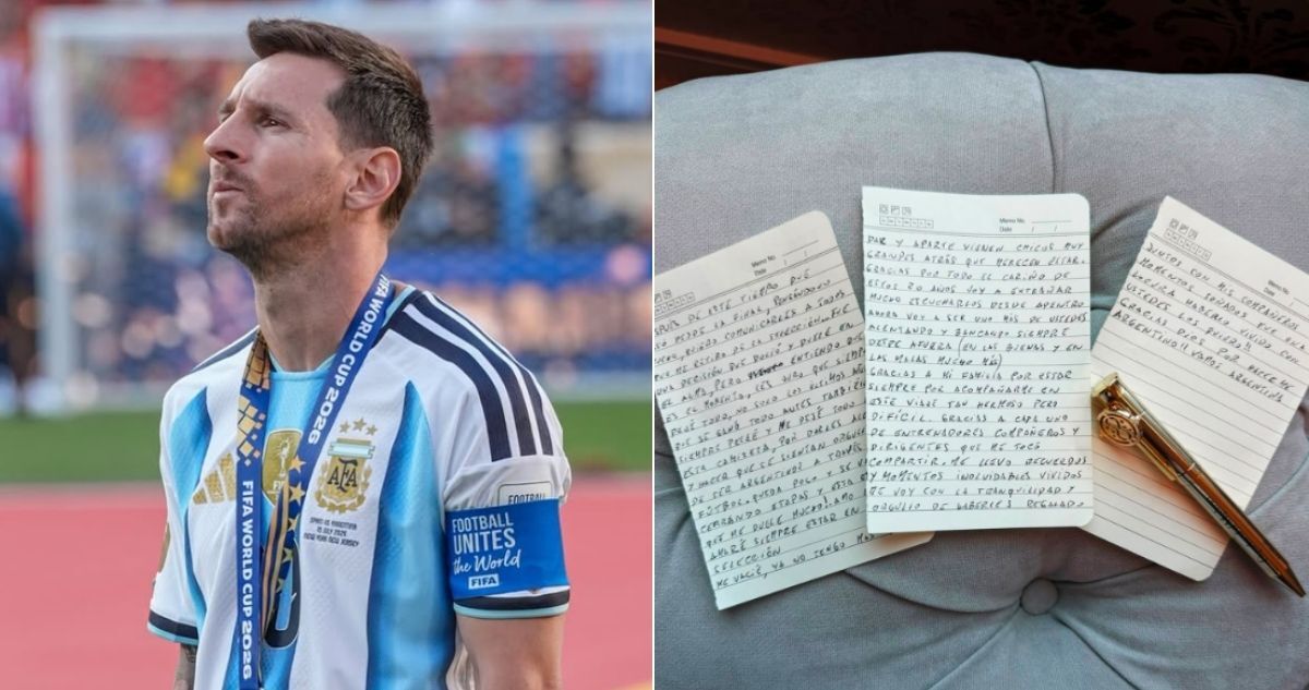 Lionel Messi se retira de la selección argentina.