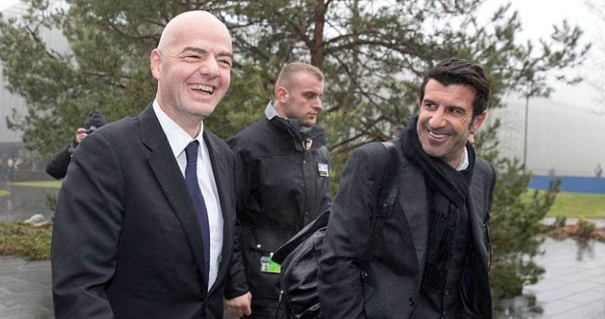 Luis Figo exige la renuncia de Gianni Infantino en la FIFA