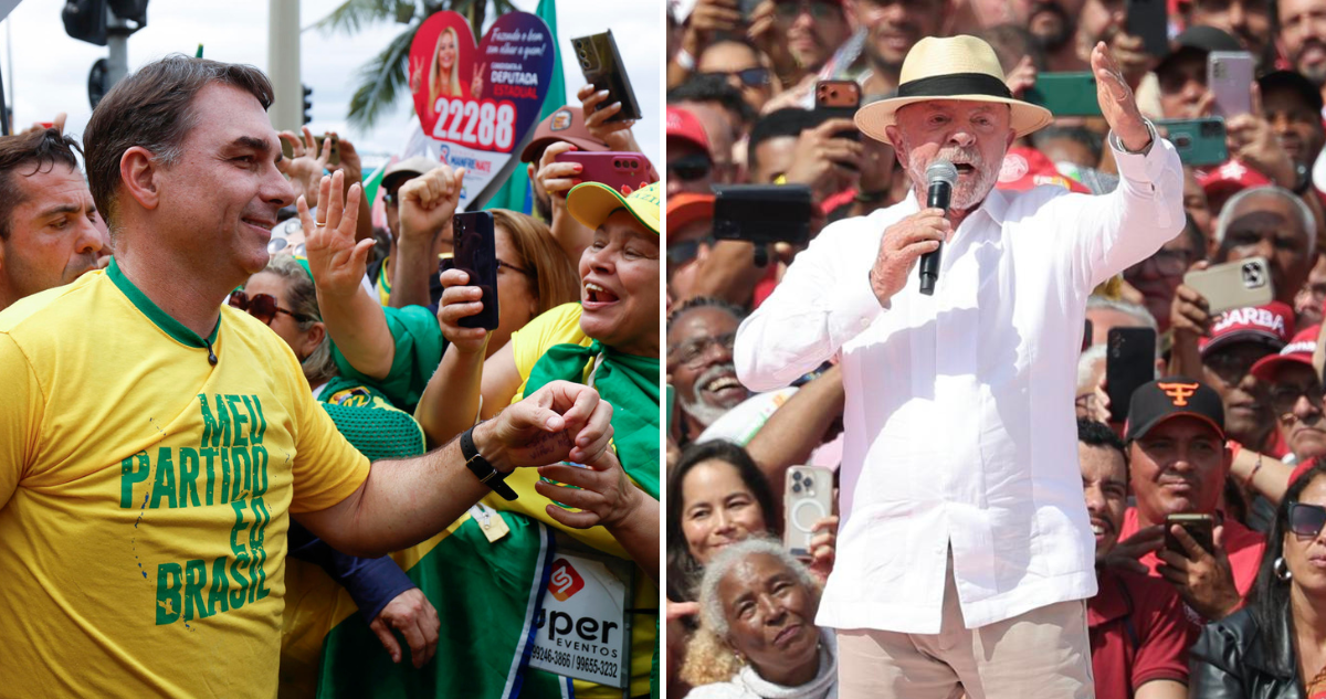 Lula y Flávio Bolsonaro inician campaña presidencial en Brasil con empate técnico en las encuestas