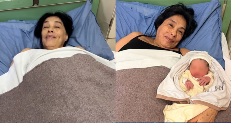 mujer es madre a los 62 años