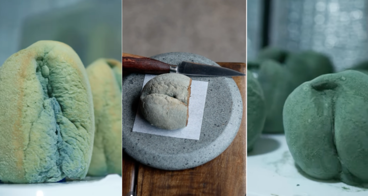 Innovación culinaria: postre de marraqueta, helado, hongos