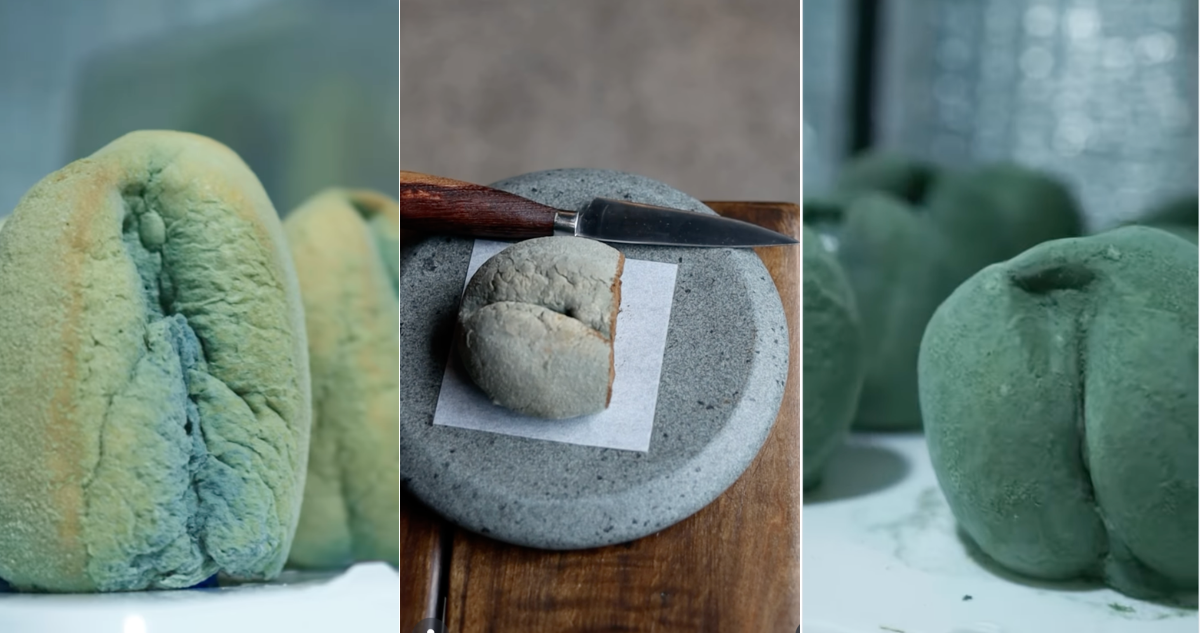 Innovación culinaria: postre de marraqueta, helado, hongos