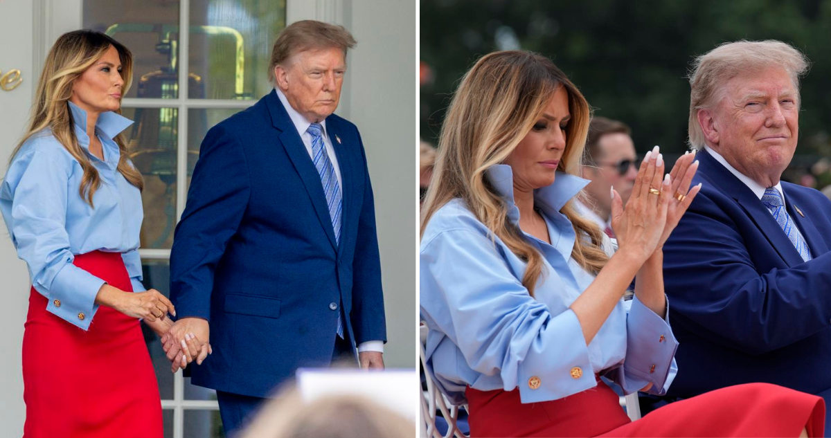 Primera dama de EEUU reaparece en medio de rumores sobre relación de Trump y asesora: "Me extrañaron"