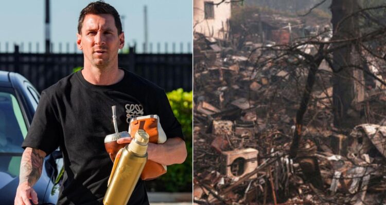 Messi y su millonaria donación por graves incendios en Madrid